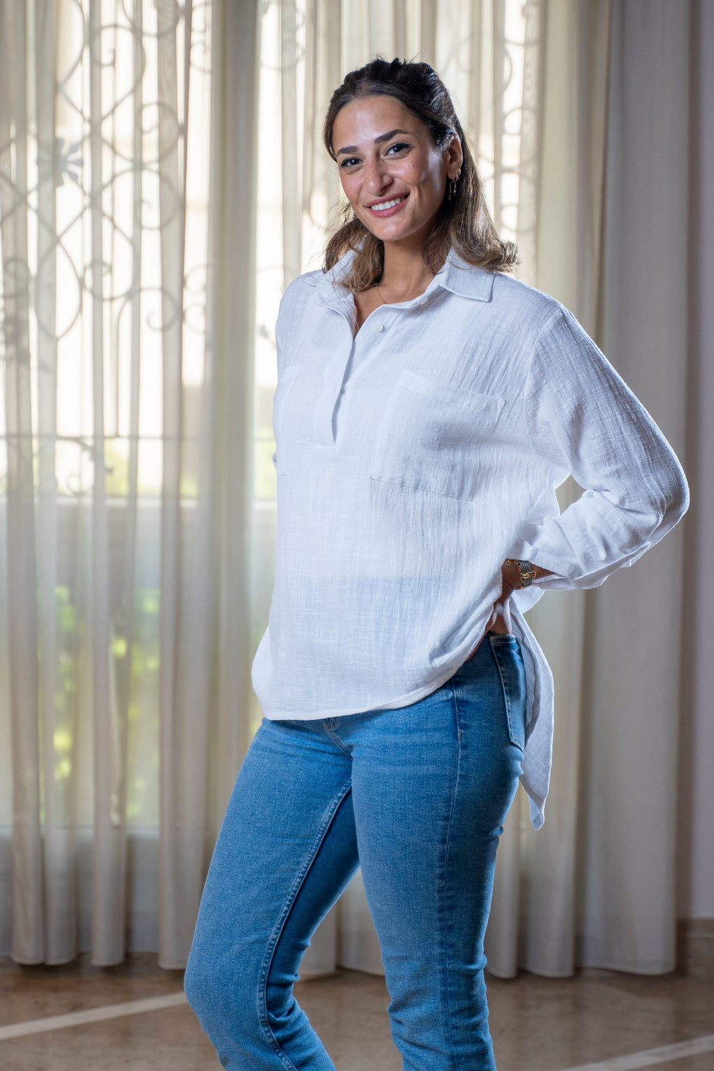 Voile Linen Shirt