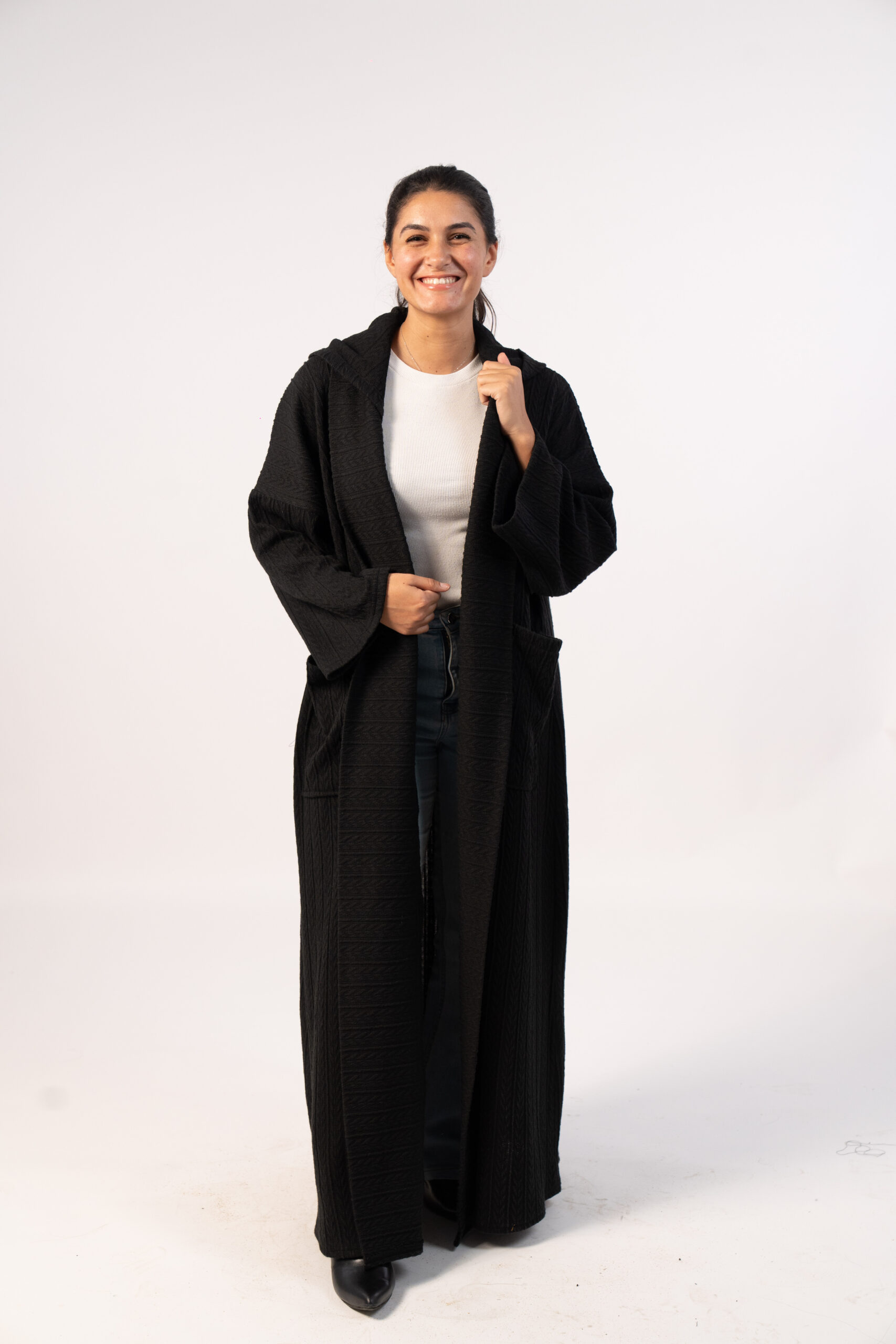 YLW-396 Heaven Hooded Coat - Image 1