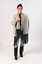 Sparkle Tweed Poncho