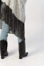 Sparkle Tweed Poncho - Image 6