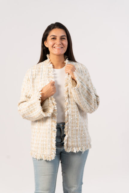 The Fringe Tweed Blazer